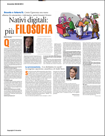 Intervista a Fornero sul tema: filosofia e informatica