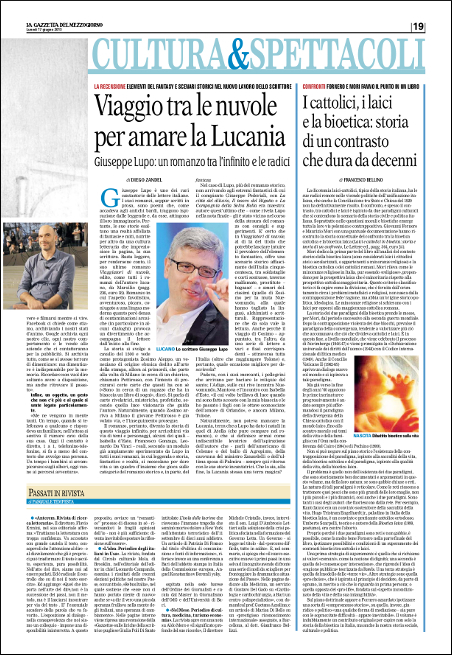 Recensione in La Gazzetta del Mezzogiorno